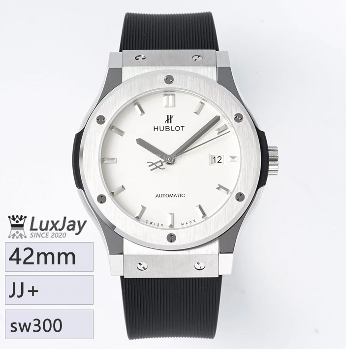 JJ+ 42MM SW300 위블로 HUBLOT 클래식 퓨전 티타늄 42