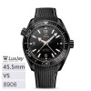 VS 45.5mm 오메가 씨마스터 플래닛 오션 GMT 딥 남성용 시계 215.92.46.22.01.001