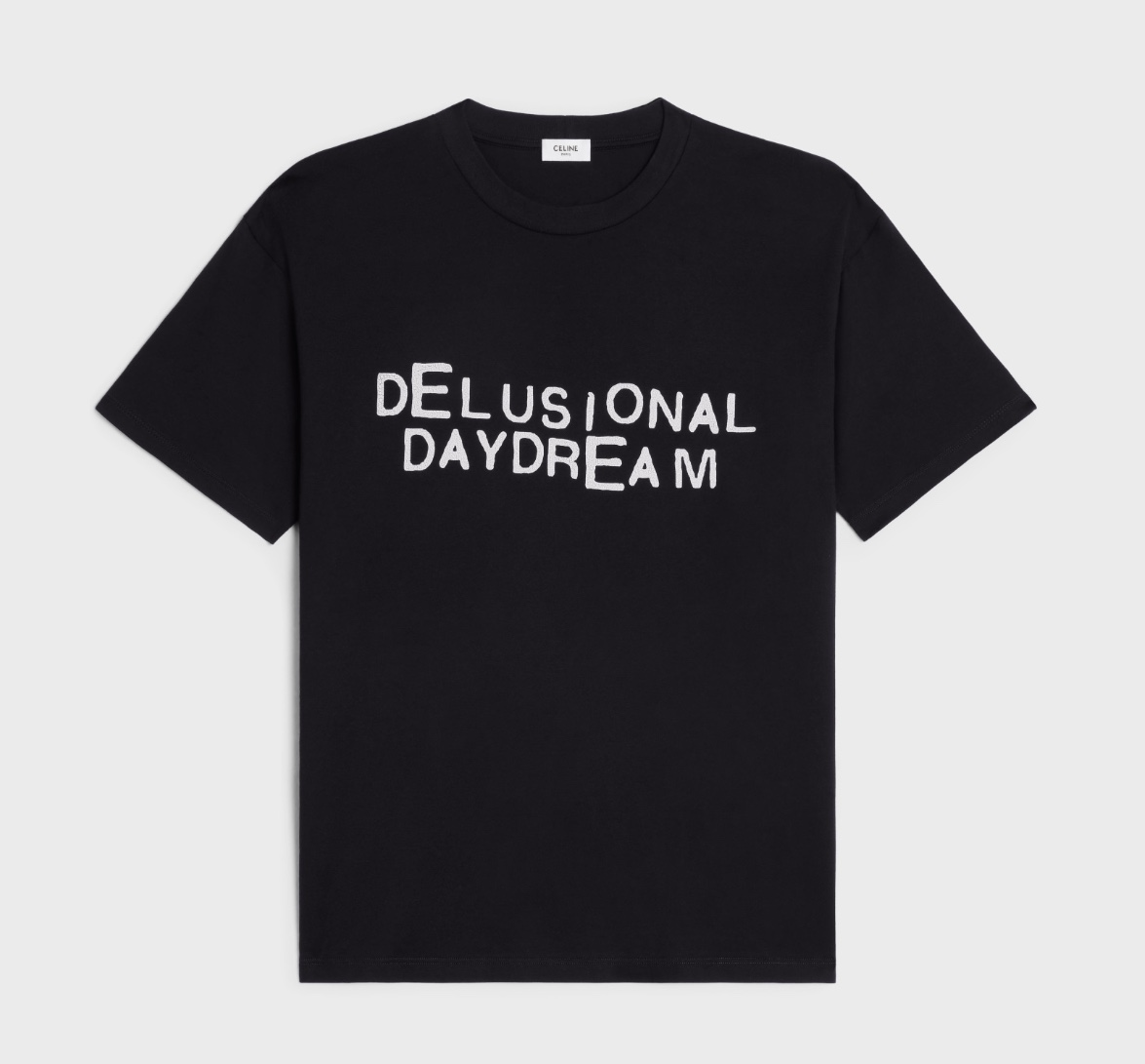CELINE | dash snow loose t-shirt