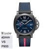 VS P9010 40mm 파네라이 Luminor Quaranta Steel DLC Luna Rossa PAM01408