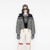 DIOR 오블리크 퀼트 크롭 다운 점퍼 147C21A2968