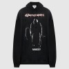 Vetements Black hoodie with logo print