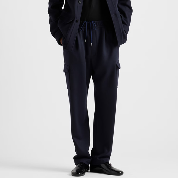 프라다 24FW 스트레이트 팬츠 1Y5T BLEU SPH435