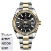 NOOB 42mm 9001 롤렉스 스카이드웰러 스틸 SKY DWELLER 326933