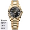 C 40mm 3255 롤렉스 데이데이트 40 검판  금통 바게트 다이아 228238 207.8g