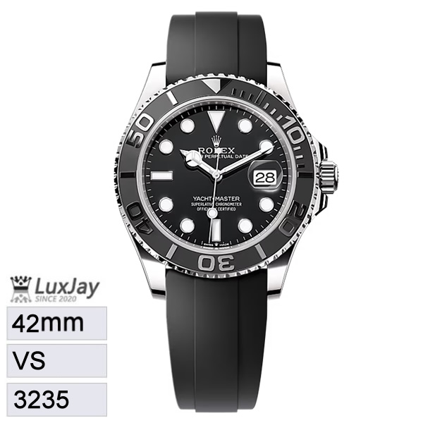 VS  V3 149g  3235 42mm 로렉스 요트마스터화이트골드러버밴드 226659