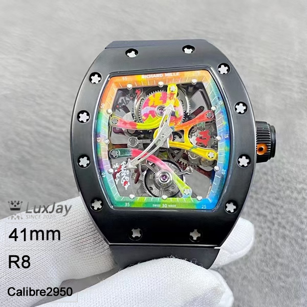 RM 50.2mm Richard Mille Tourbillon Cyril Kongo 68-01