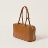 미우미우 보 레더 탑 핸들백 미듐 5BB172 W29×H17×D9cm