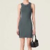 MIUMIU 후염 립 조직 니트 저지  원피스