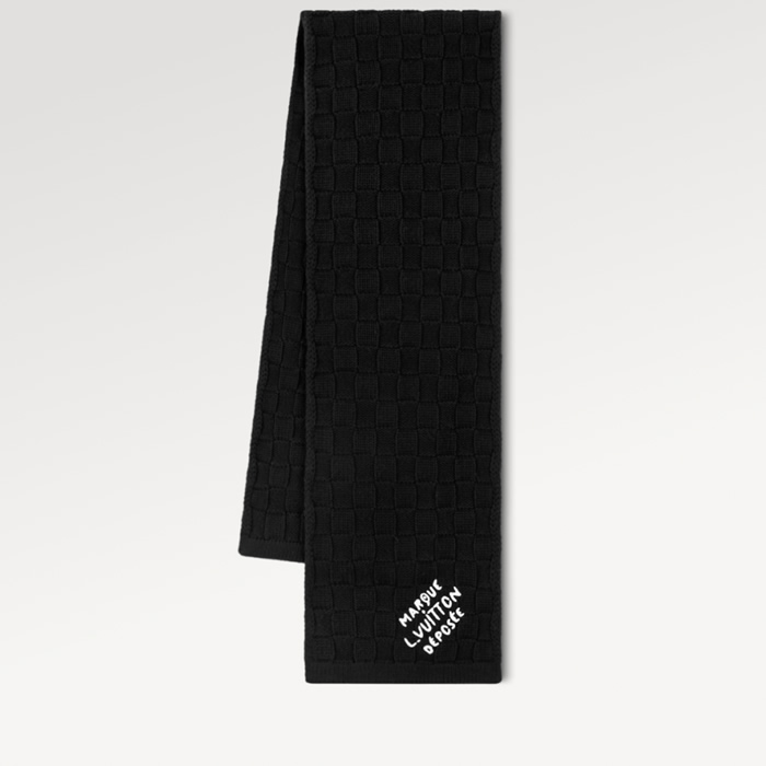 루이비통 다미에 스너그 Damier Snug 스카프 블랙 M90841