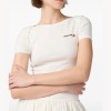 Miumiu 작은 범선 짧은 소매 티셔츠
