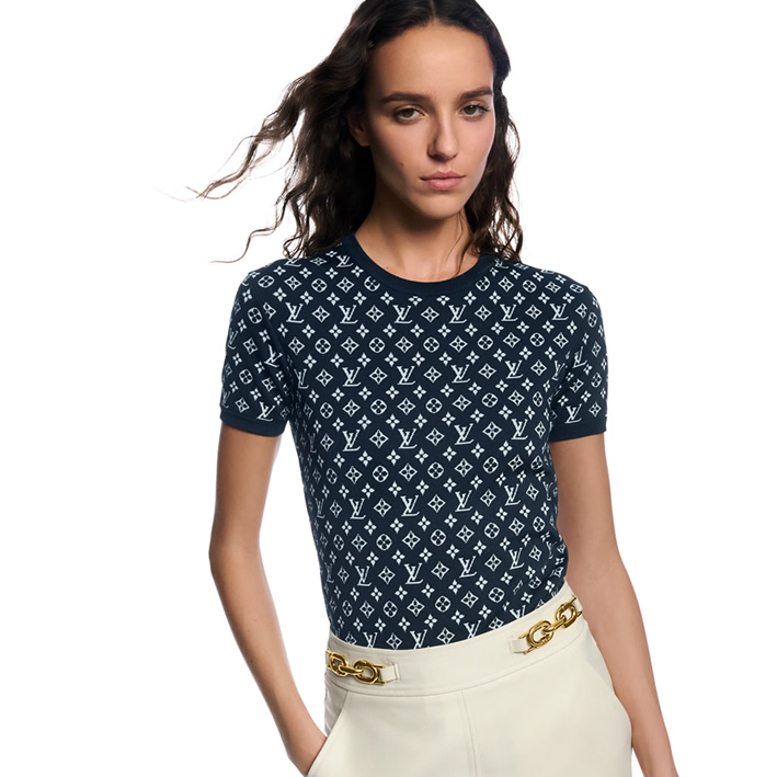 Louis Vuitton 모노그램 Jacquard Top 1Agpoi