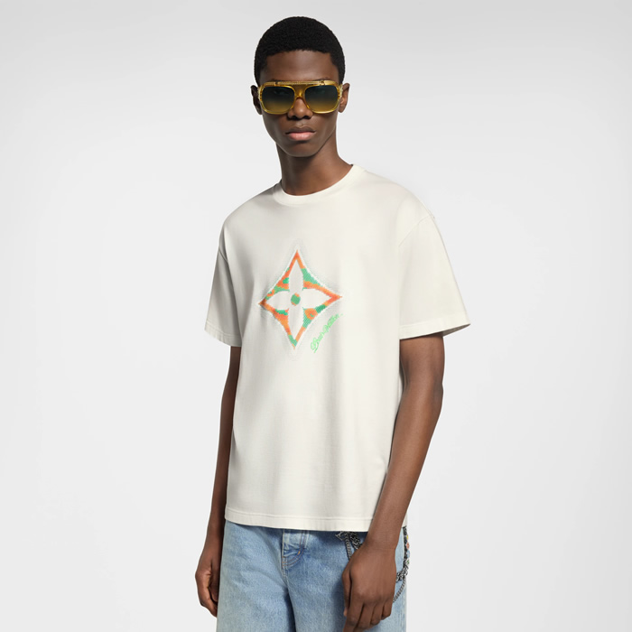 [루이비통] 1AGTRG SPRING CAPSULE 모노그램 플라워 3D 그라디언트 프린트 티셔츠