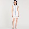 산드로(Sandro) | 미니 드레스 Denim-Trim Mini Dress