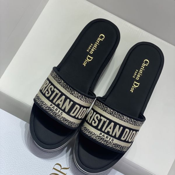 Dior 25 두꺼운 껍질 슬리퍼