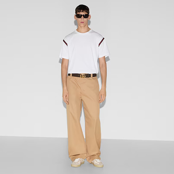 GUCCI 25 웹(Web) 코튼 저지 티셔츠 814958