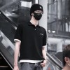 미우미우 피케 코튼 폴로 셔츠 남성