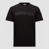 MONCLER 라미네이트 로고 코튼 티셔츠
