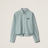 miumiu Checked shirt MK1659