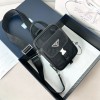 프라다 25SS 2ZH194 384 F0C1B 프라다 투톤 폰 홀더 크로스백 11.5x17x4.5cm