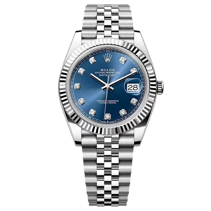 RC | 3235 무브먼트｜41mm l 롤렉스 데이트저스트 10다이아 126334