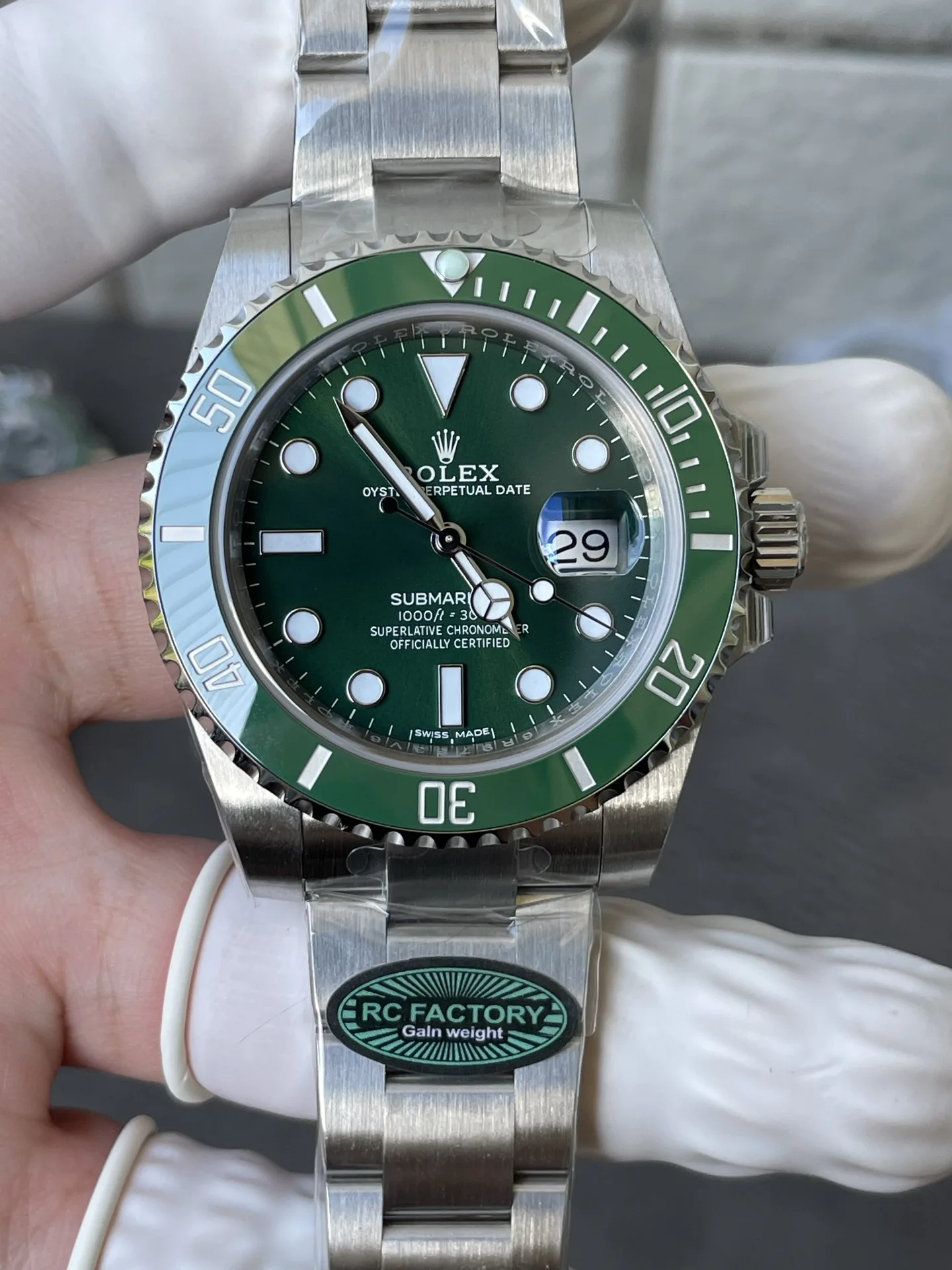 RC | 3135 무브먼트｜40mm l 롤렉스 서브마리너 116610LV