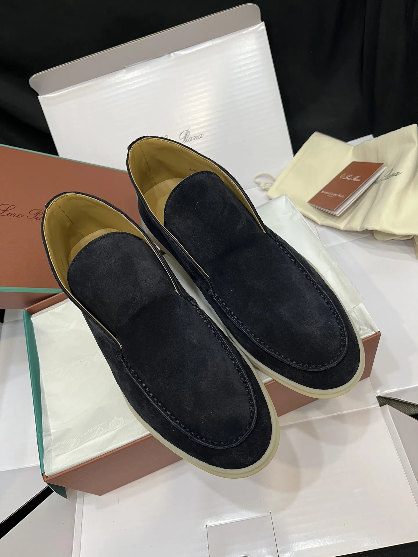 Loro Piana - Open Walk suede ankle boots