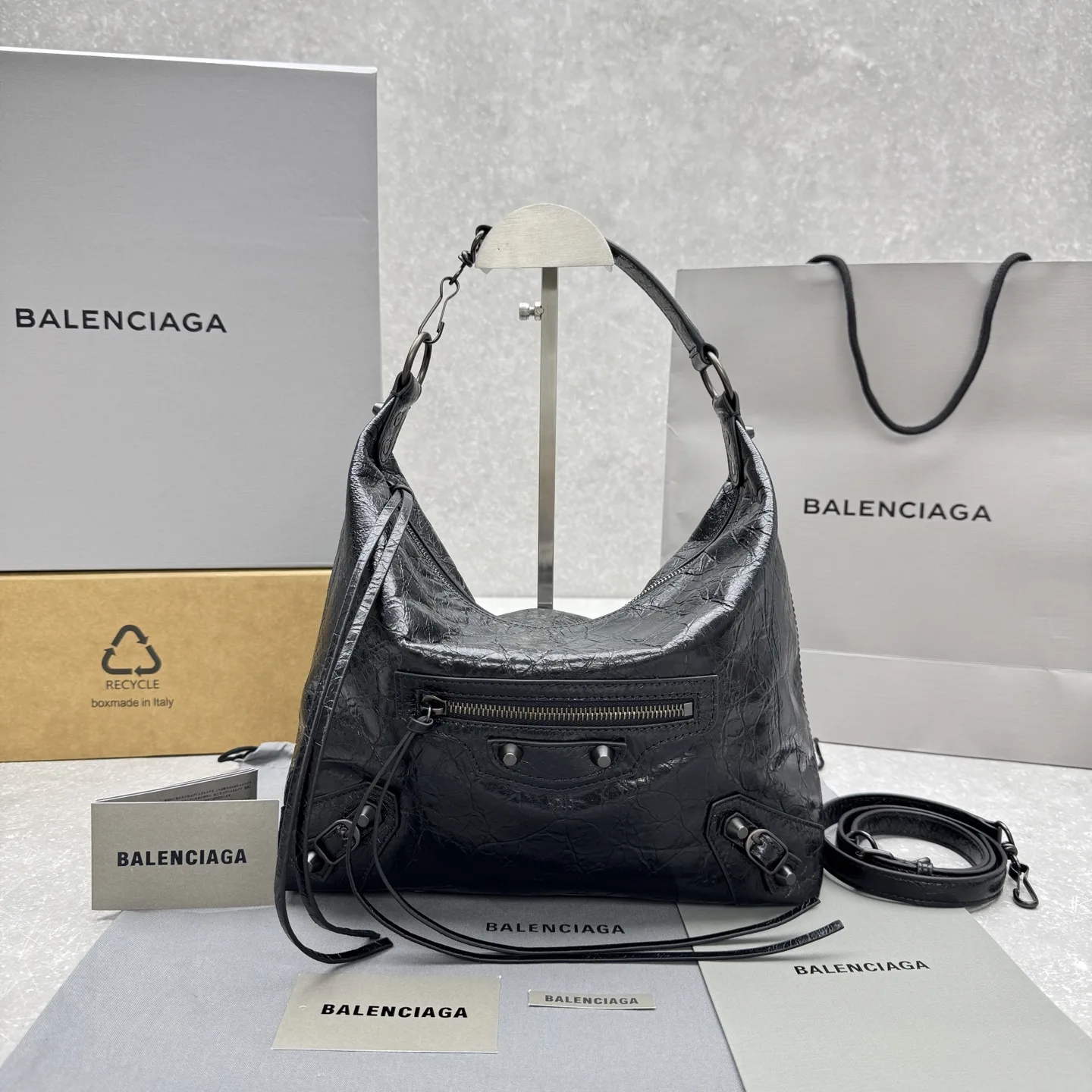 Balenciaga Le City 호보 백 28×10×27cm