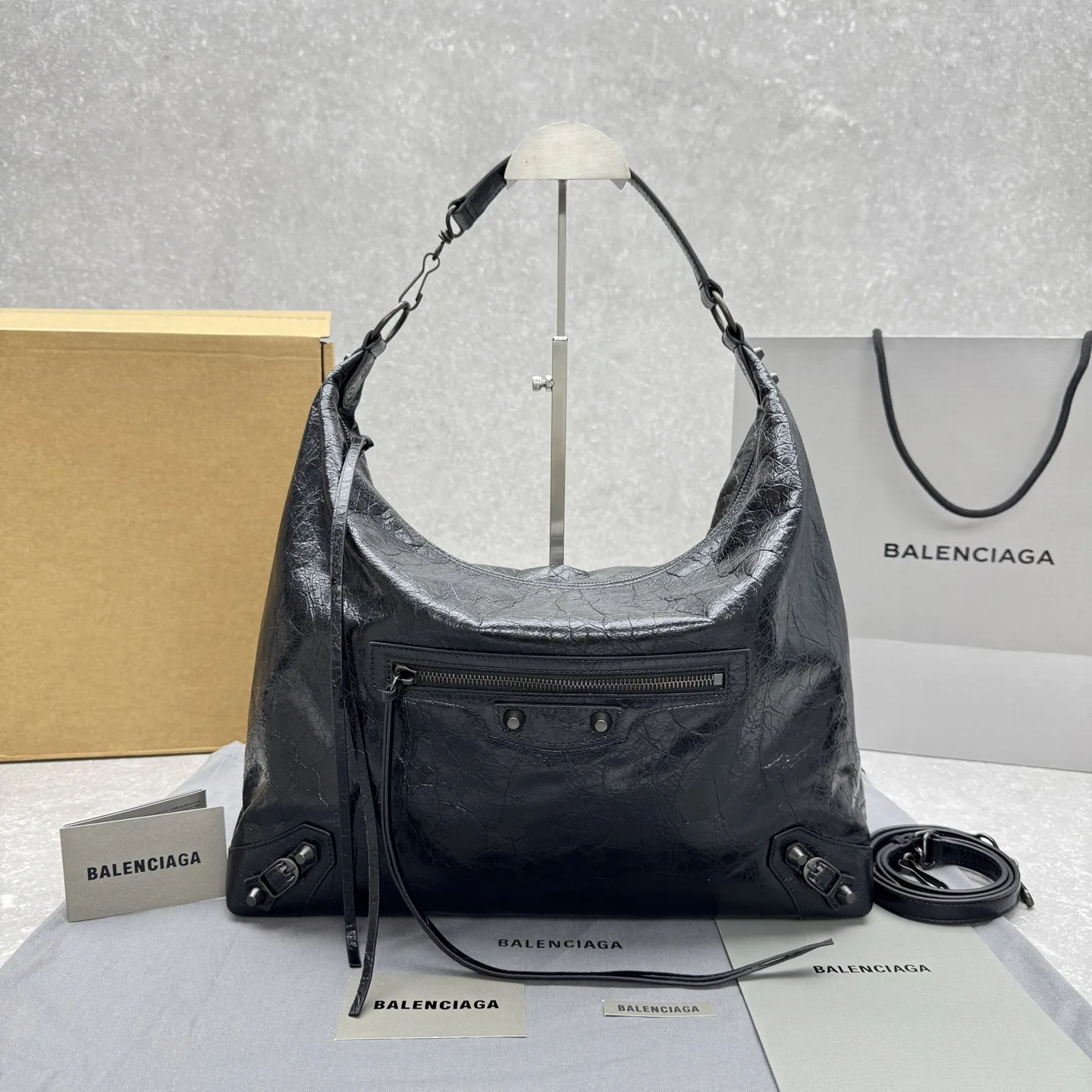 Balenciaga Le City 호보 백 37×11X35 cm