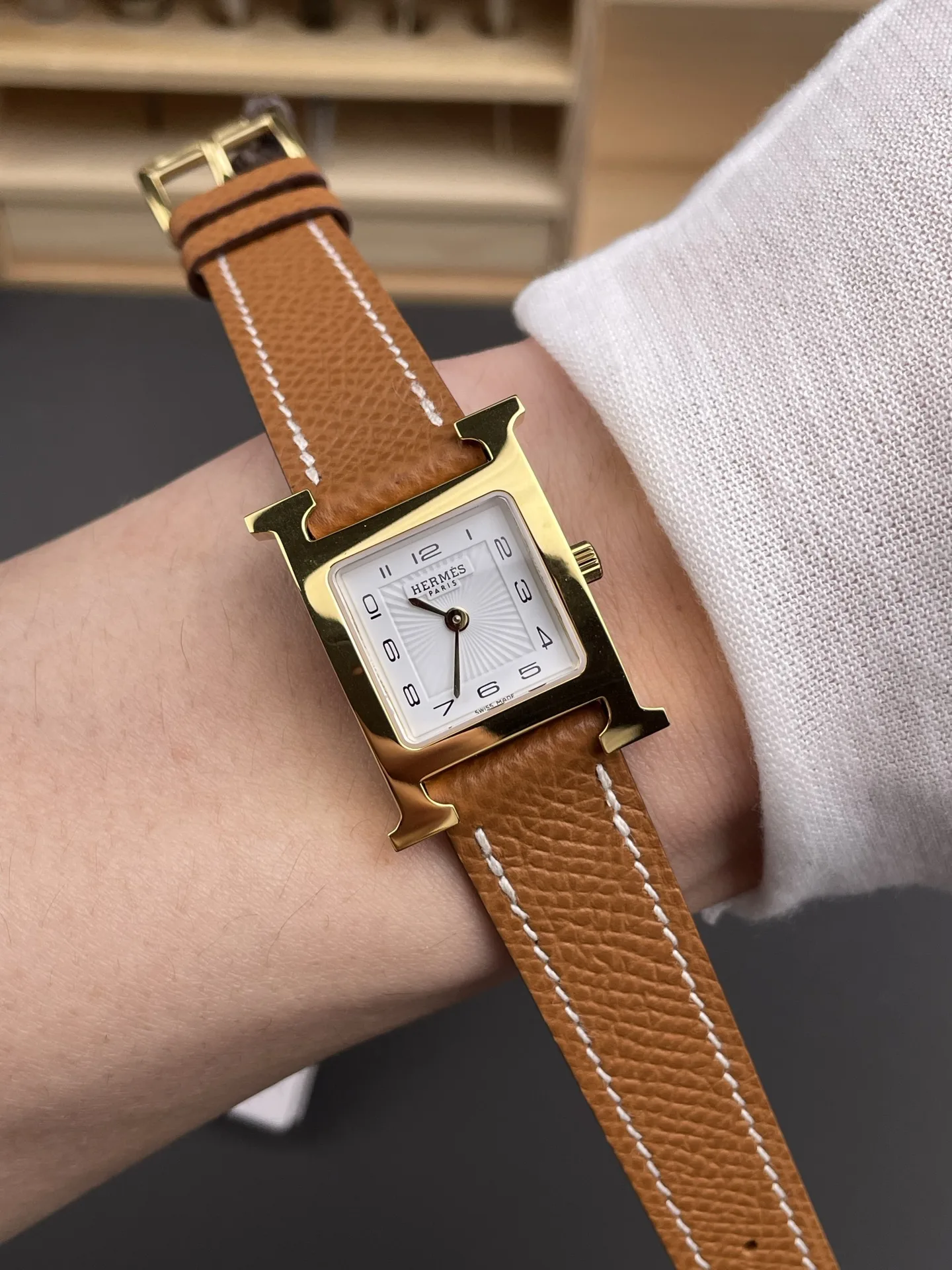 BV l  21mm l 에르메스 Heure H 워치 미니 모델