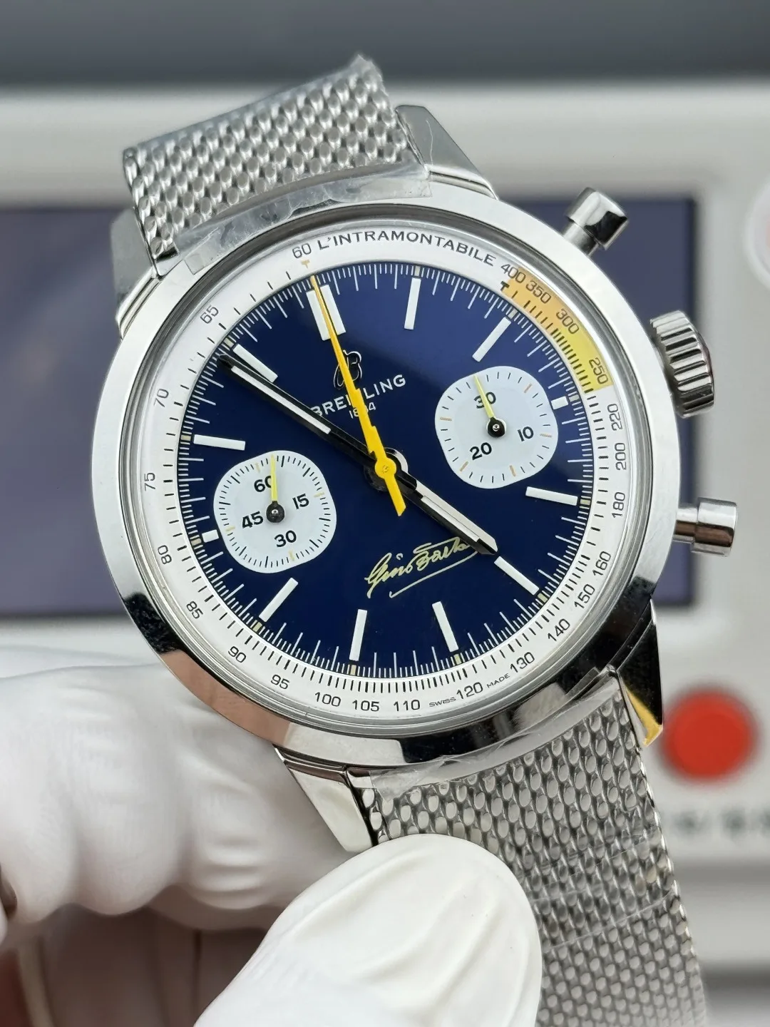 BLS l 7750 l  41mm l 브라이틀링 탑 타임  B01 Deus