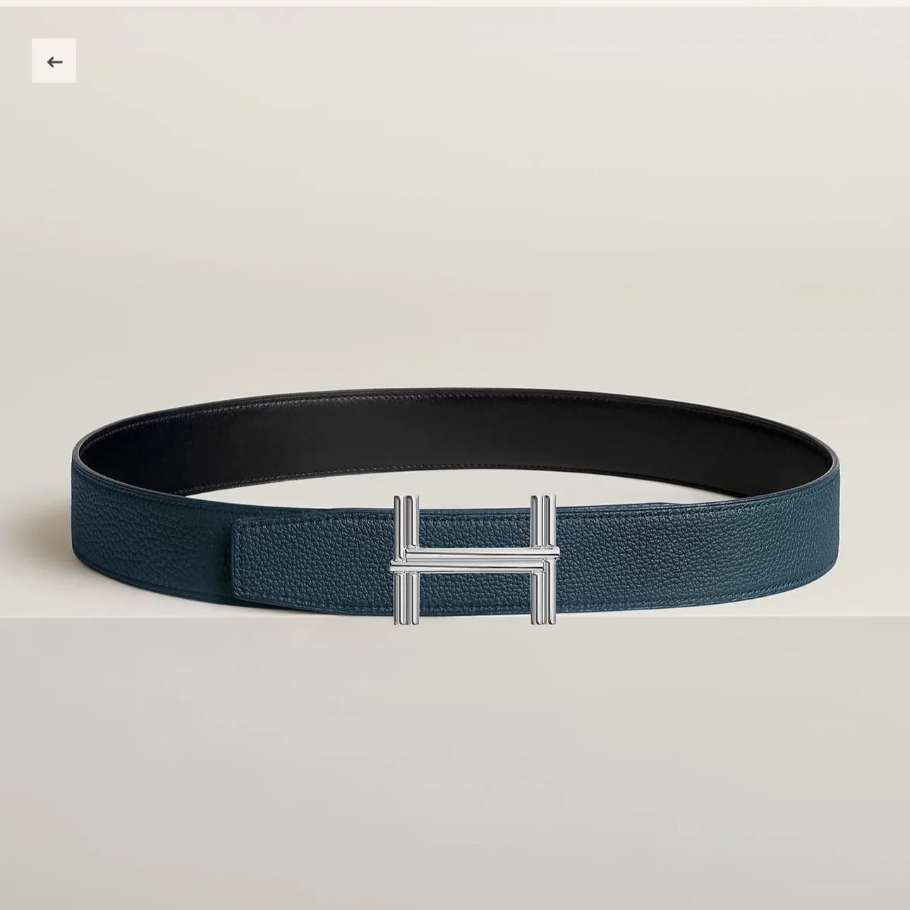 Traverse belt buckle & Reversible leather strap 38