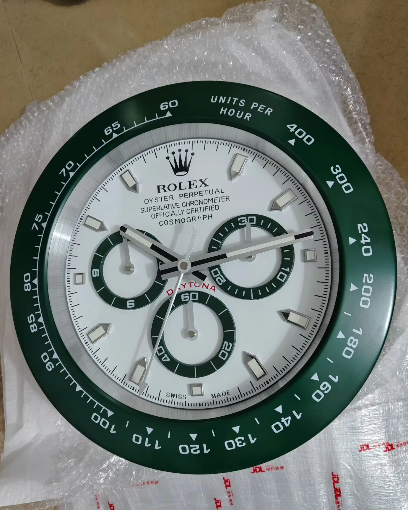 롤렉스 데이토나 벽시계 35cm