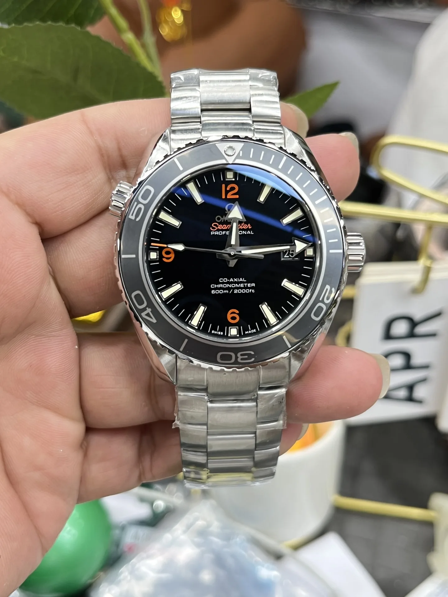 VS  l 8500 l 42mm l  오메가 씨마스터 플래닛 오션  600M 232.30.42.21.01.003