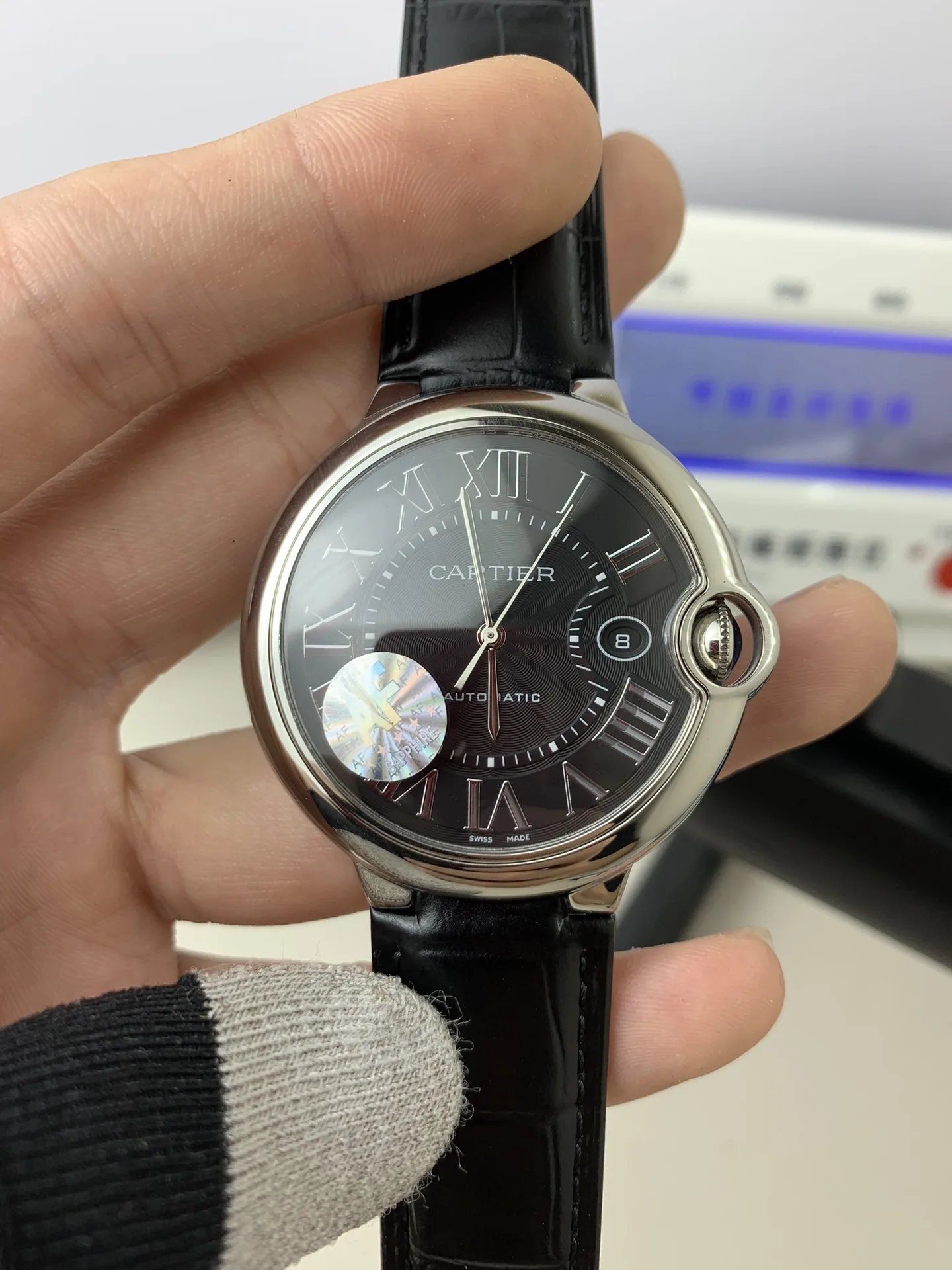 AF | 2824 무브먼트 l 42mm l  까르띠에 워치 발롱 블루