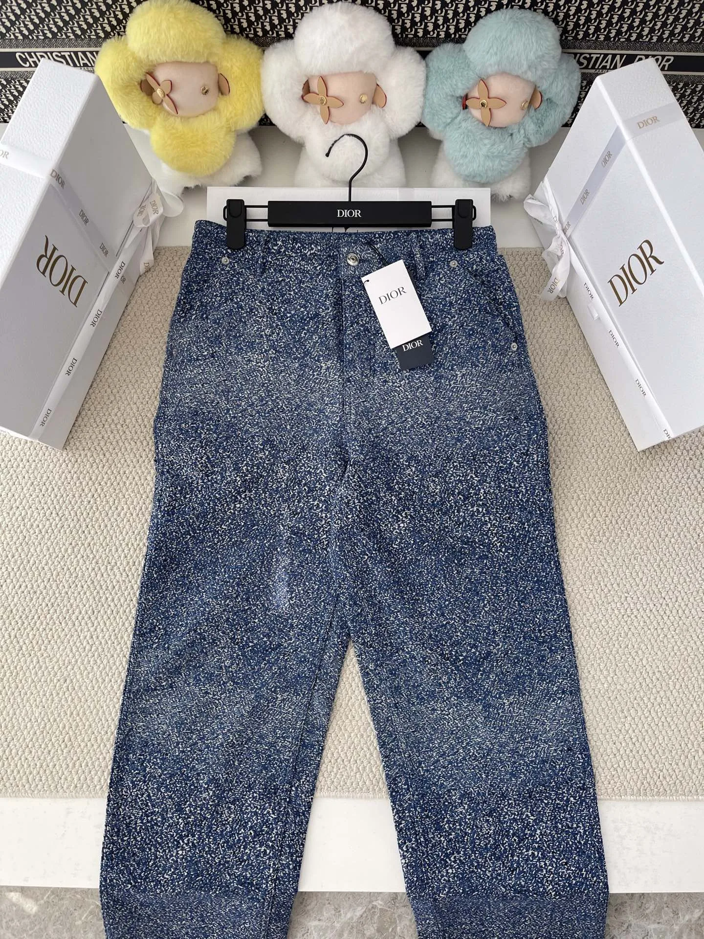 Christian Dior Paris 라벨 카펜터 진