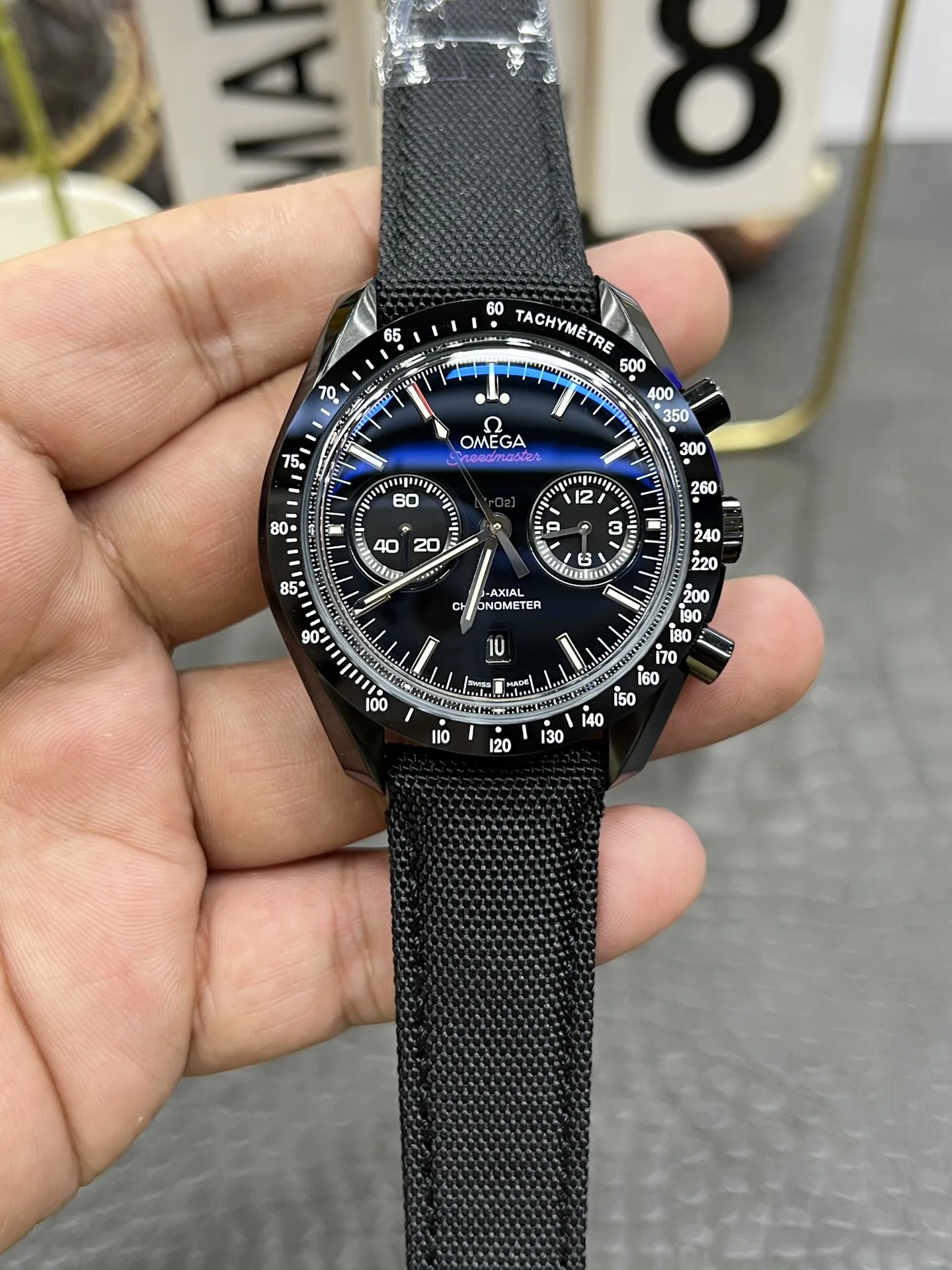 BBT l 9300 l 44.25mm l 오메가 스피드 마스터 다크사이드 오브 더 문 44.25mm