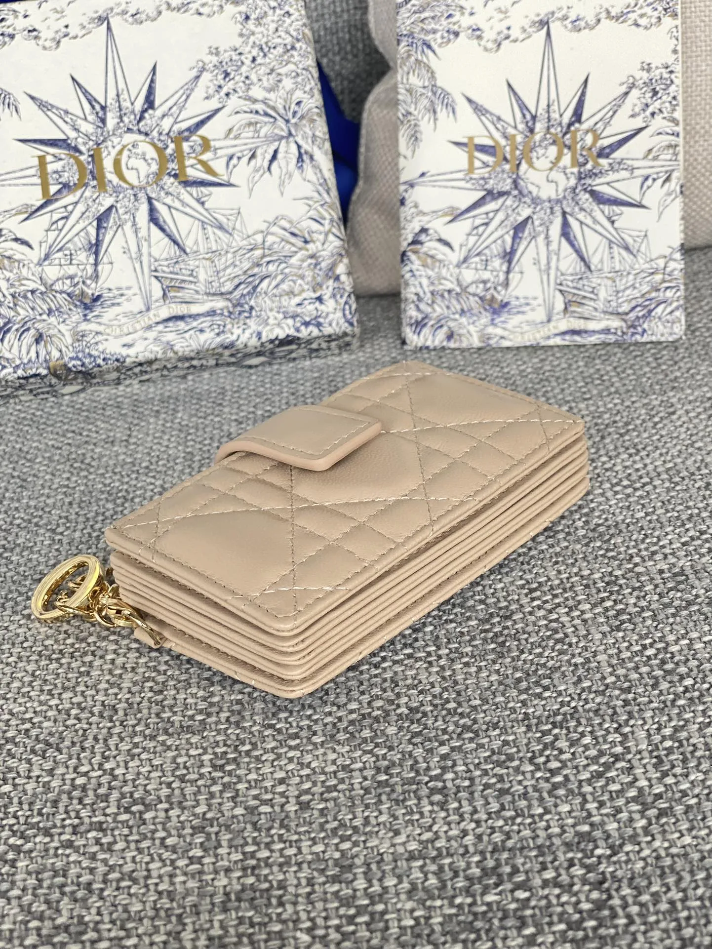 Lady Dior Jasmine 카드 지갑