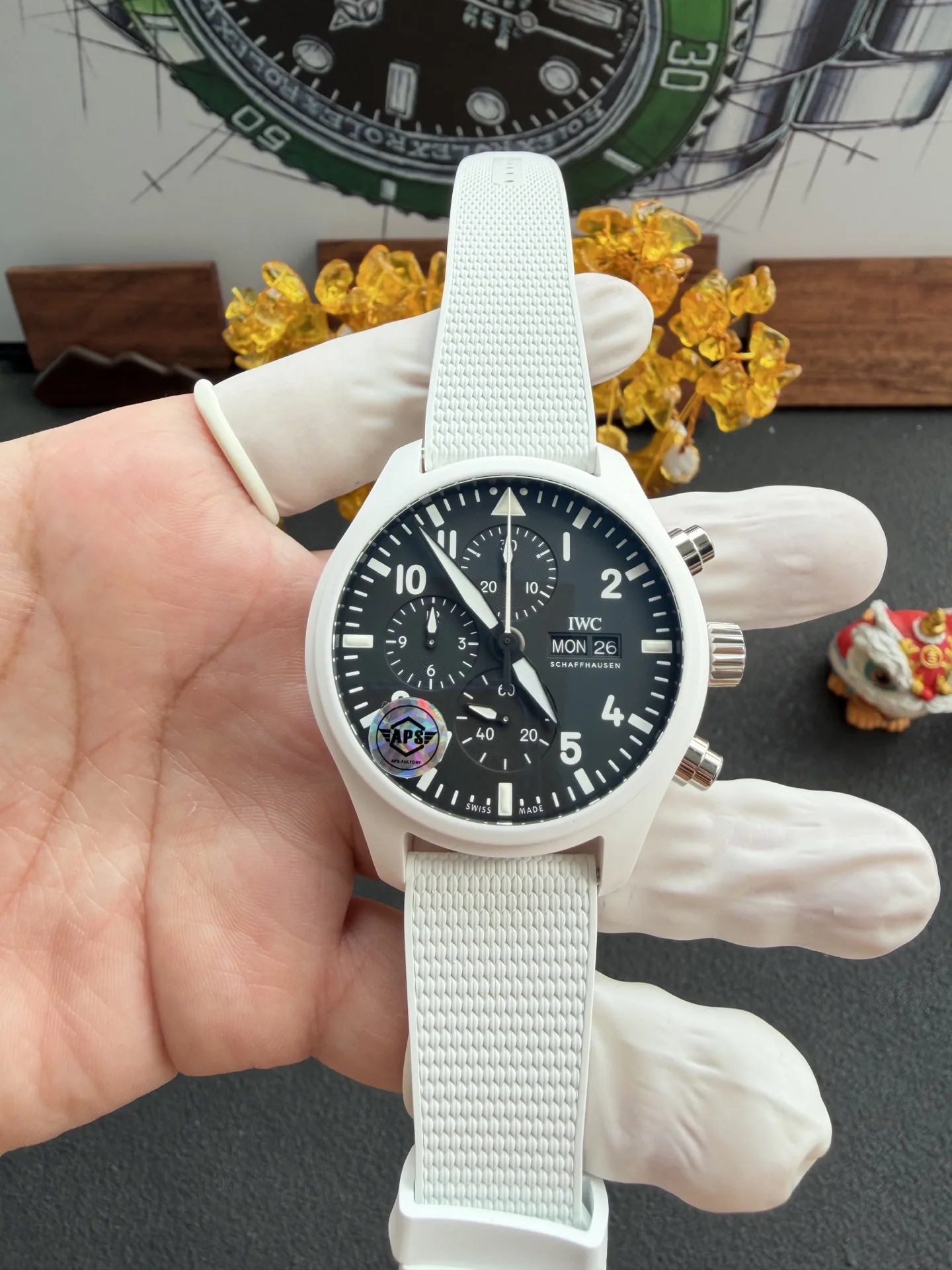 APS l Cal. 69380 l 44.5mm l IWC Pilot Chronograph Top Gun  IW389105