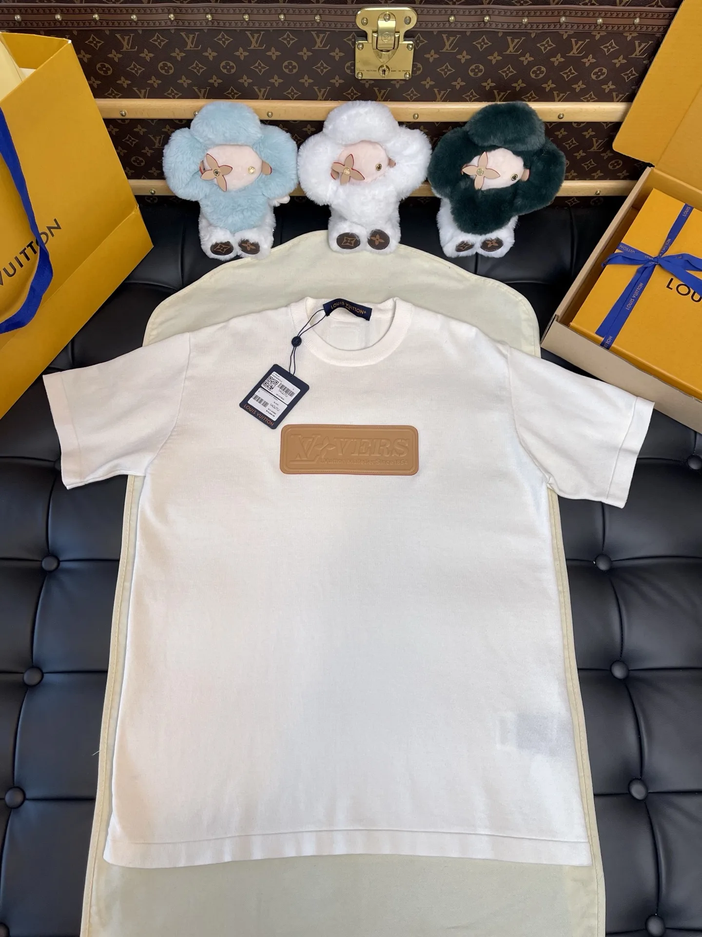 1AHCWI VVN Patch Short-Sleeved Cotton Crewneck