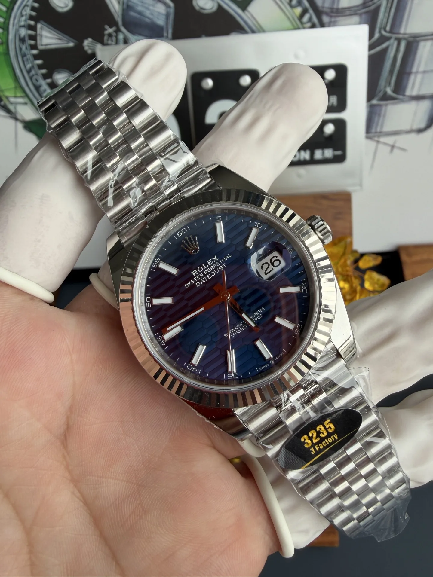 JF | 3235 무브먼트｜41mm l 롤렉스 데이트저스트 126334 프리스프렁 (Free-sprung)