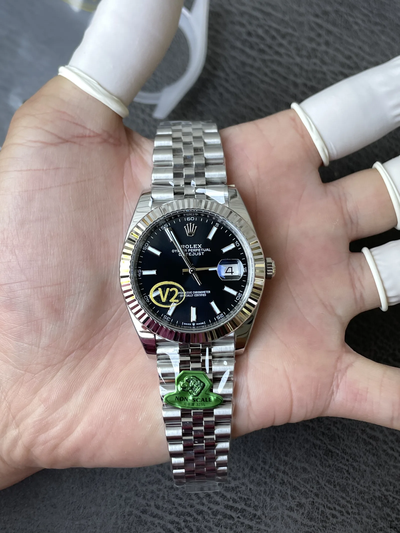 GOLD  | 3235 무브먼트｜41mm l 롤렉스 데이트저스트 126334 프리스프렁 (Free-sprung) V2