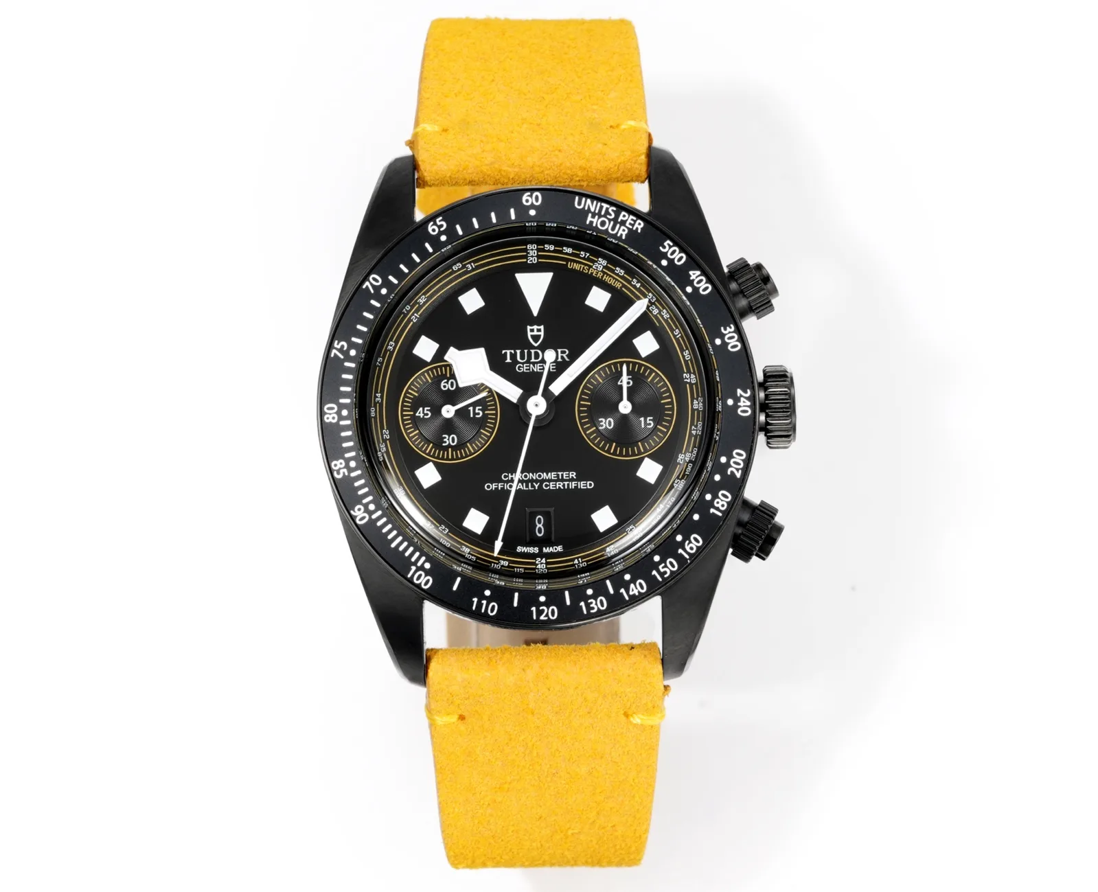 3T  l 7750 l 41mm l Tudor  Black Bay Chrono Carbon F1 25