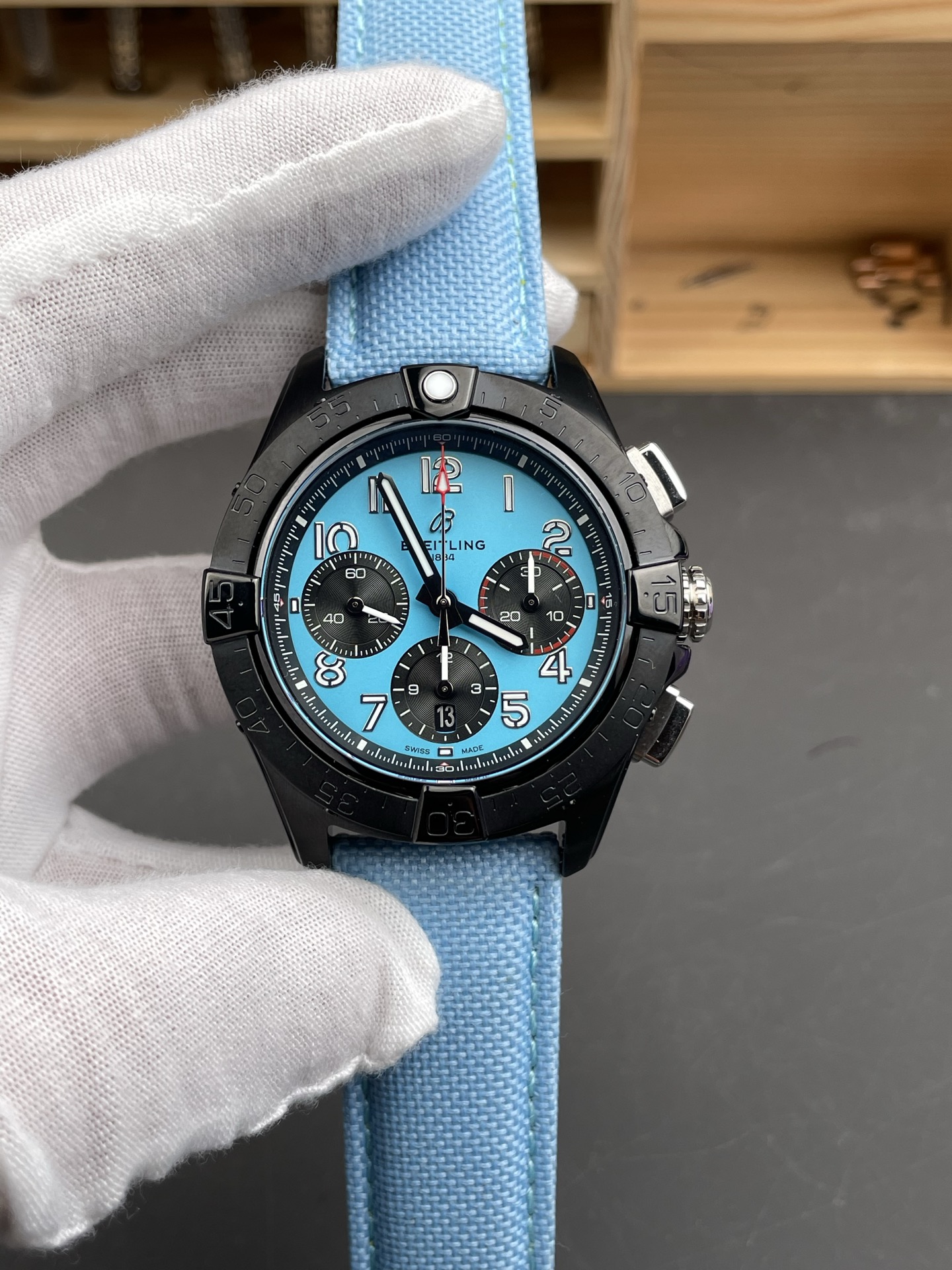 BLS l 7750 l  42mm l Breitling Avenger B01 Chronograph  Night Mission  V2