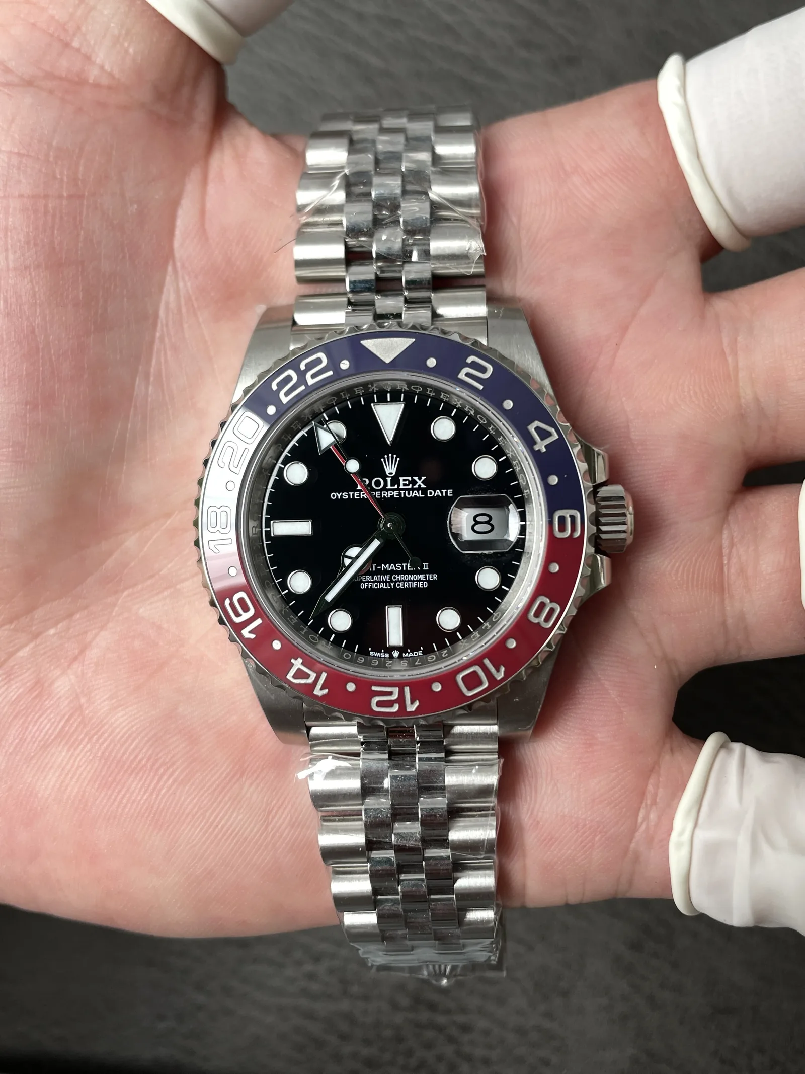 Rich l 40mm l 3285 무브먼트｜롤렉스 GMT-마스터 II 126710BLRO 프리스프렁