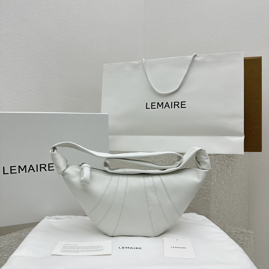 르메르 Lemaire  스몰 크루아상 메신저백 35.5x18x5cm