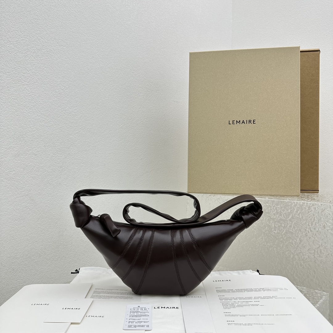 르메르 Lemaire  스몰 크루아상 메신저백 35.5x18x5cm