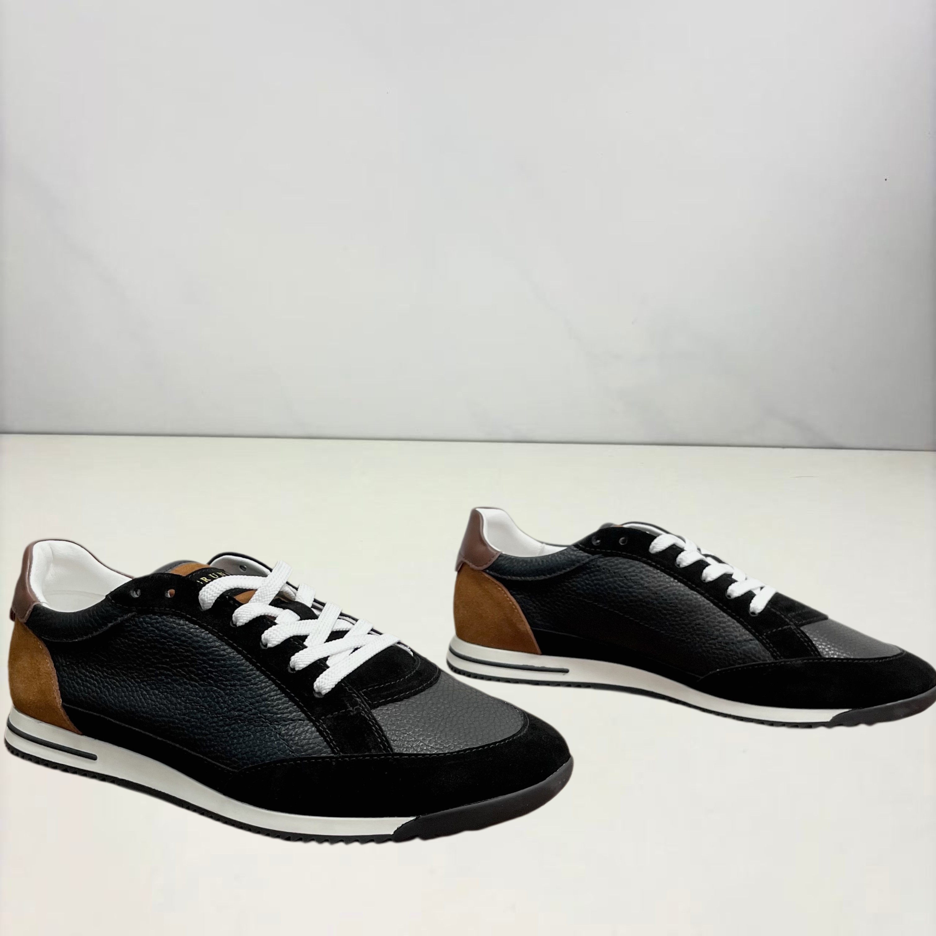 Brunello Cucinelli 파나마 스웨이드 스니커즈