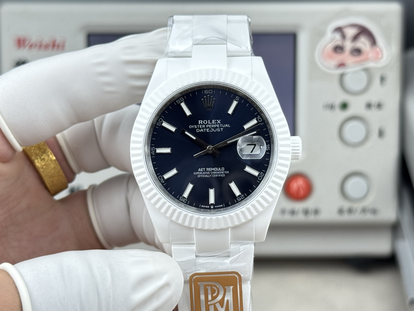 PPM l 3235 l 41mm l AET REMOULD 롤렉스 데이트저스트 세라믹