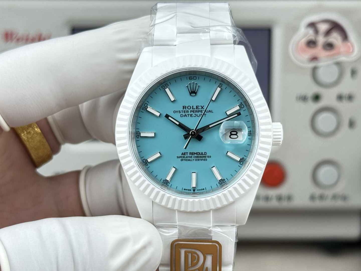 PPM l 3235 l 41mm l AET REMOULD 롤렉스 데이트저스트 세라믹